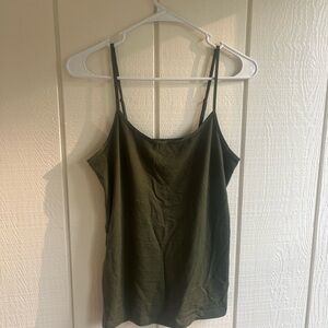 Time and Tru Black Fitted Camisole Top